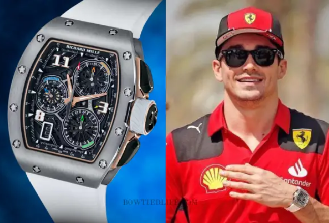 Leclerc a récemment acquis une nouvelle Ferrari qui s'accorde parfaitement avec sa montre Richard Mille