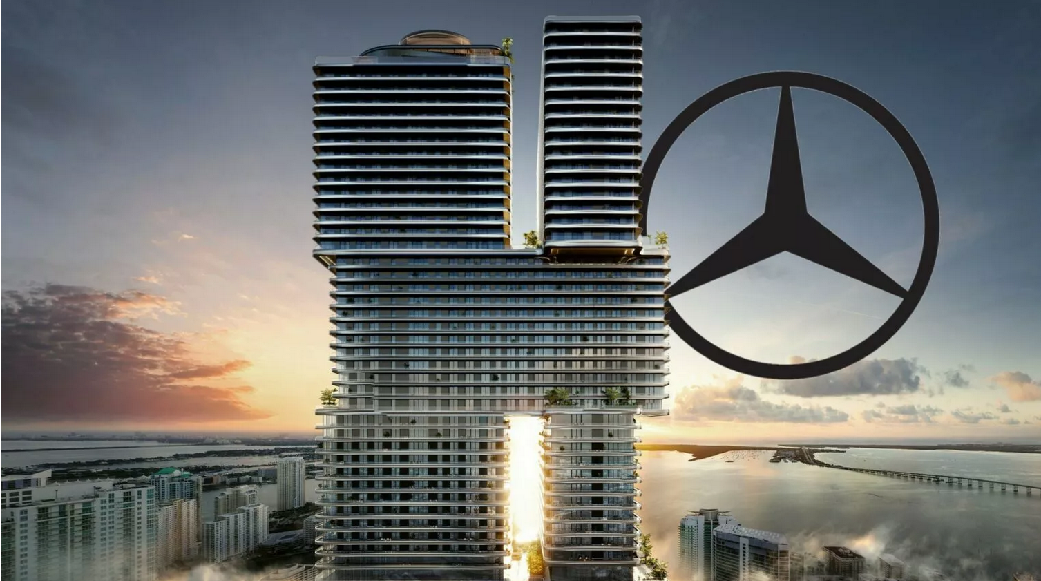 Mercedes-Benz s'engage dans la construction d'une tour imposante à Miami